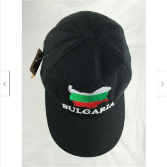 Bulgaria Country Map Flag Baseball Cap Adjustable Hook & Loop Strapback Hat - Picture 2 of 6